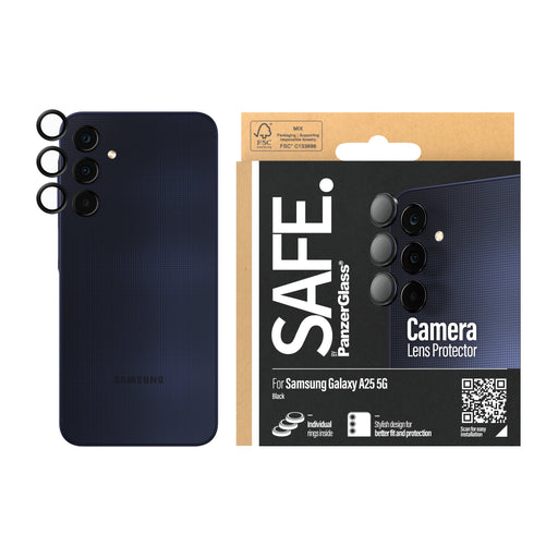 EAN 5711724956829 - PanzerGlass SAFE. by ® Camera Lens Protector Black Samsung Galaxy A25 5G Protector de pantalla 1 pieza(s) imagen 2