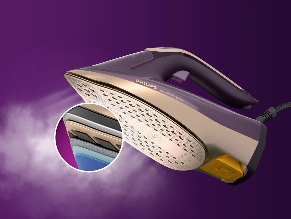 EAN 8720389004599 - Philips DST8040/30 plancha Plancha a vapor Suela SteamGlide Elite 3000 W Púrpura imagen 5