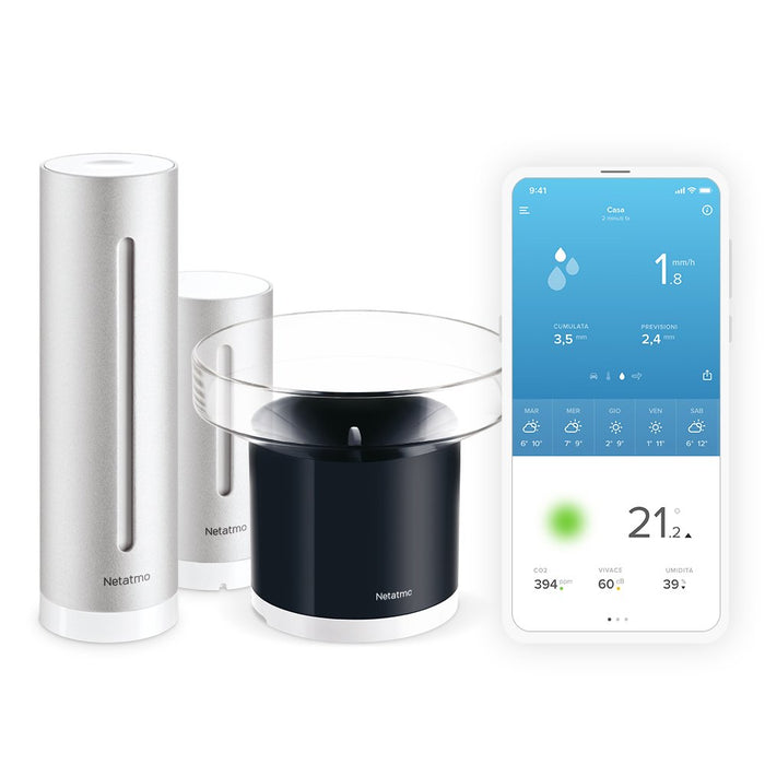EAN 3700730503419 - Netatmo NBU-NWS-NRG-EU estación meteorológica digital Plata Batería Wifi imagen 6