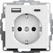 EAN 4010337076186 - GIRA 245927 toma de corriente 2 x USB + CEE 7/3 Blanco imagen 1