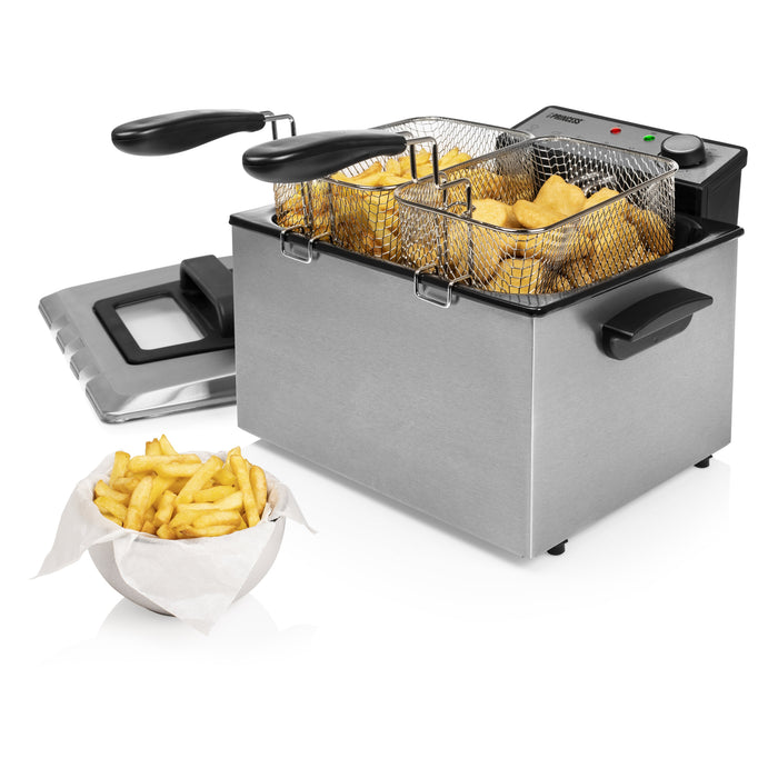 EAN 8713016085702 - Princess 185000 Doble 5 L Independiente 3270 W Negro, Acero inoxidable imagen 2