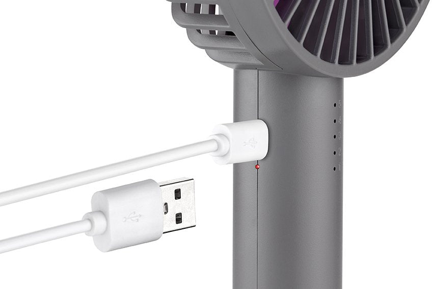 EAN 4011689866296 - Unold Breezy II Gris, Púrpura 10 cm Ventilador de mano imagen 8