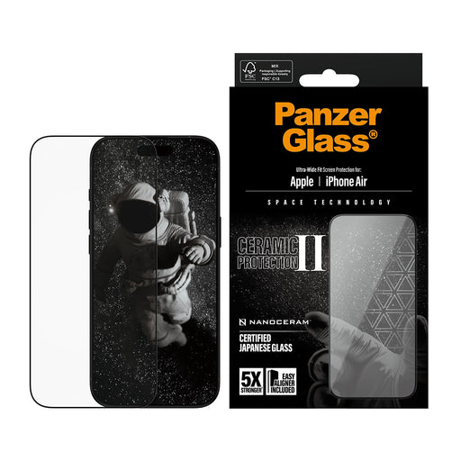 EAN 5715685026645 - PanzerGlass ® Ceramic II Screen Protector iPhone Air | Ultra-Wide Fit w. EasyAligner Protector de pantall imagen 2