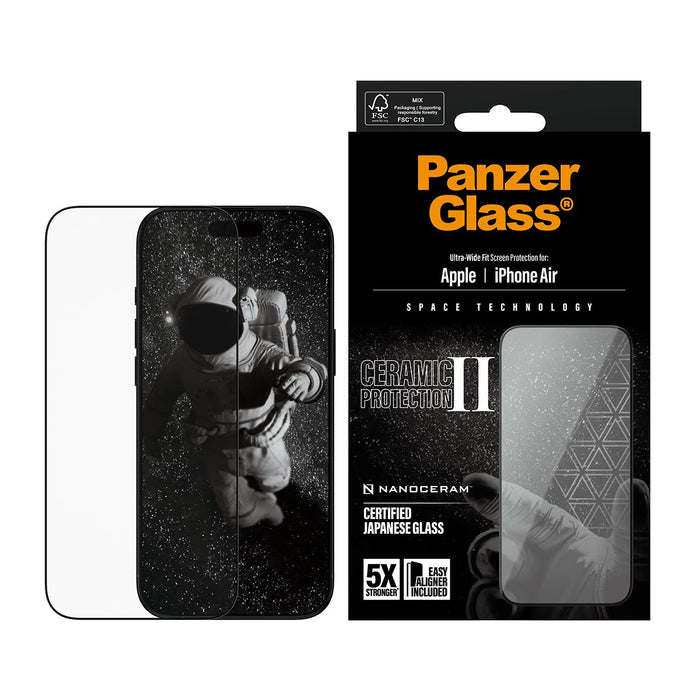 EAN 5715685026645 - PanzerGlass ® Ceramic II Screen Protector iPhone Air | Ultra-Wide Fit w. EasyAligner Protector de pantall imagen 2