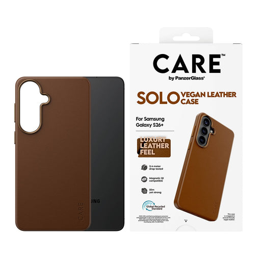 EAN 5715685037931 - PanzerGlass CARE™ by ® Solo Case Brown w. Qi Samsung Galaxy S26+ funda para teléfono móvil Marrón imagen 2