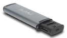 EAN 4043619910182 - DeLOCK 91018 lector de tarjeta USB 3.2 Gen 1 (3.1 Gen 1) Type-A/Type-C Negro, Gris imagen 2