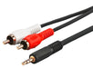 EAN 5705965854860 - Microconnect AUDLC3G cable de audio 3 m 3,5mm 2 x RCA Negro imagen 1
