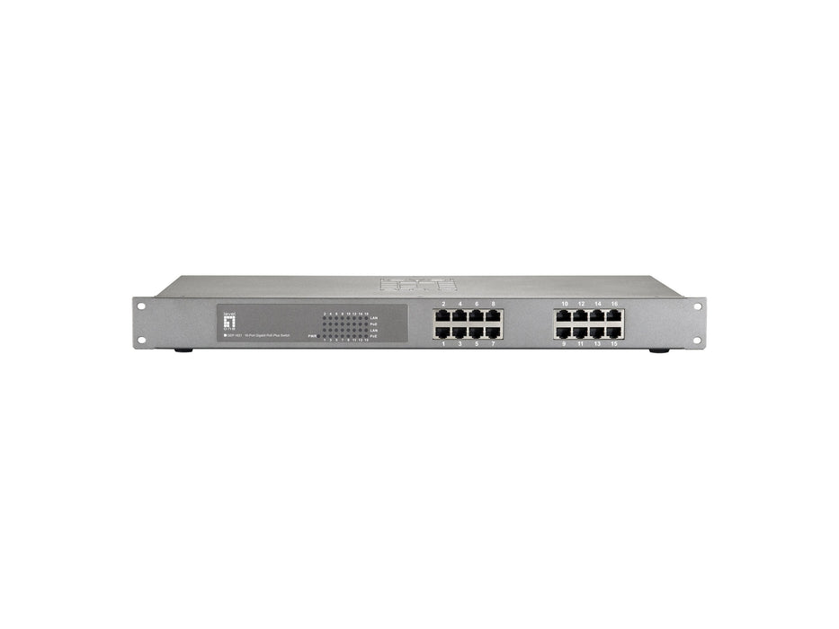 EAN 4015867199909 - LevelOne GEP-1621W120 switch Gigabit Ethernet (10/100/1000) Energía sobre Ethernet (PoE) Gris imagen 4