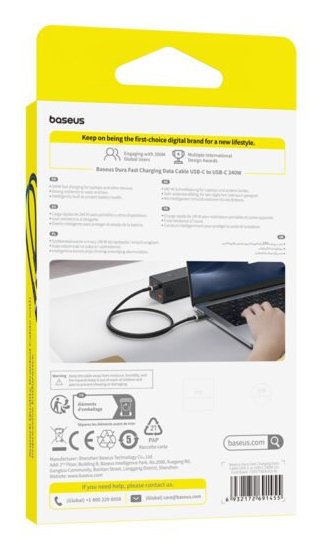 EAN 6932172691455 - Baseus P10377803U03-00 cable USB USB 2.0 1 m USB C Oro, Negro imagen 6