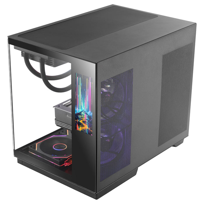 EAN 8435693112570 - Mars Gaming MCMIRAGE carcasa de ordenador Midi Tower Negro imagen 3