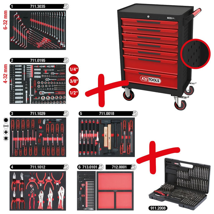 EAN 4042146846858 - KS Tools 897.7598 carro para herramientas imagen 1