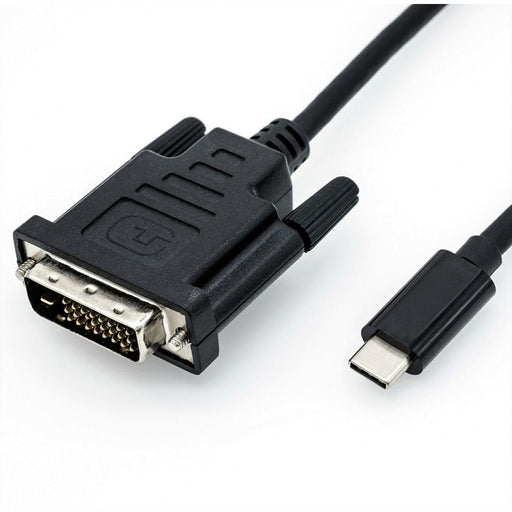 EAN 7611990145812 - ROLINE 11.04.5830 adaptador de cable de vídeo 1 m USB Tipo C DVI Negro imagen 1