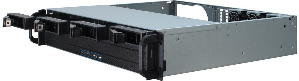 EAN 4260133128613 - Inter-Tech IPC 2U-2404S Estante Negro, Plata imagen 5