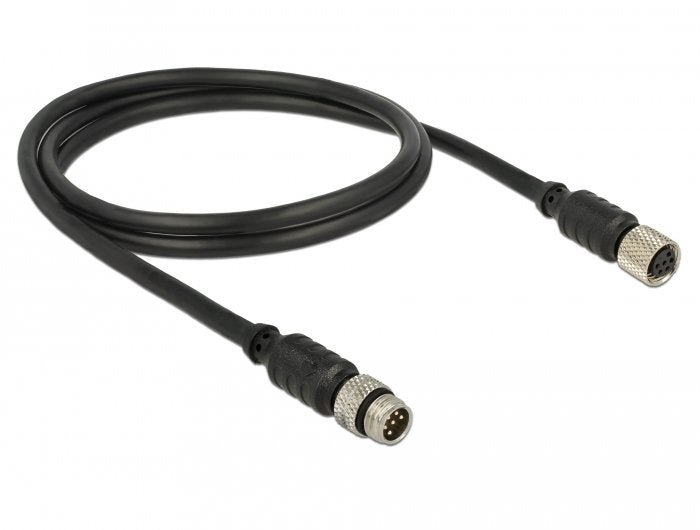 EAN 4043619126903 - DeLOCK 12690 cable para sensor y actuador 1 m M8 Negro imagen 1