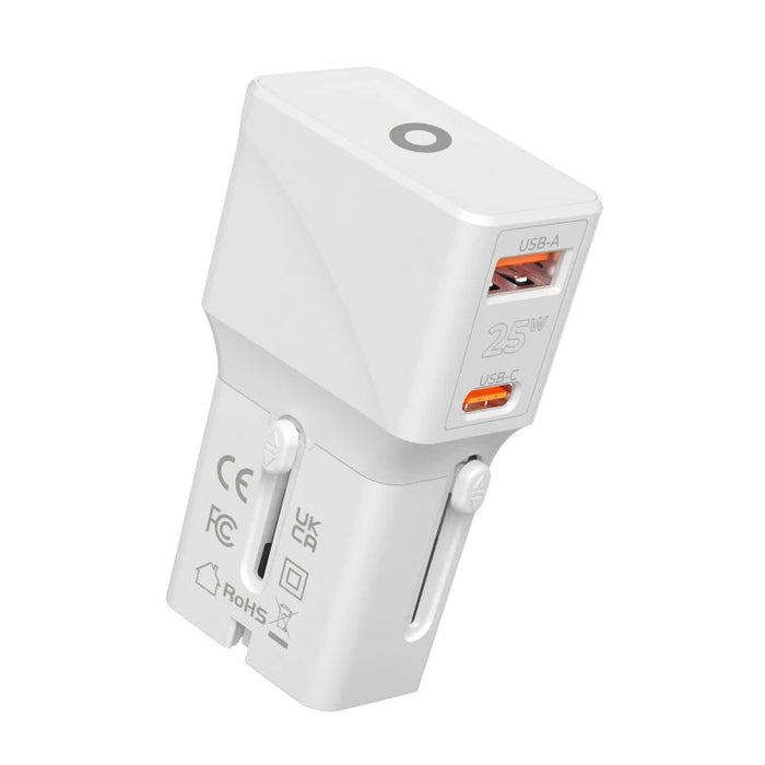 EAN 8594215991700 - Mobile Origin TAD25-2P-WHT cargador de dispositivo móvil Universal Blanco Corriente alterna, USB Carga rá imagen 16