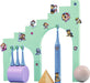 EAN 4260486336437 - happybrush Eco Vibe Kids Niño Cepillo dental vibratorio Azul imagen 3