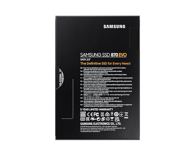 EAN 8806090527456 - Samsung 870 EVO 1 TB 2.5" Serial ATA III V-NAND MLC imagen 7