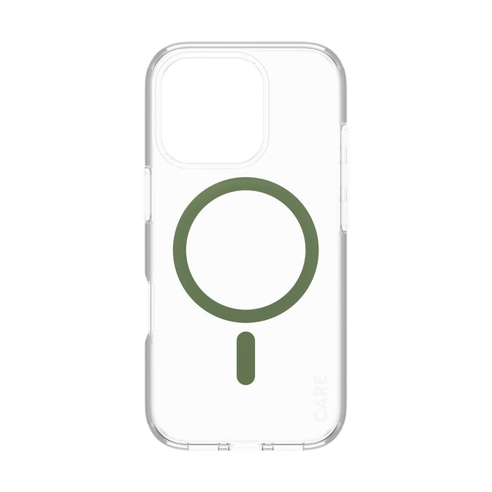 EAN 5715685004360 - PanzerGlass CARE™ by ® Urban Combat Case Transparent w. Green MagSafe iPhone 16 Pro funda para teléfono m imagen 4