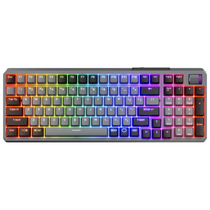 EAN 4719512138885 - Cooler Master Peripherals MK770 teclado Universal USB + RF Wireless + Bluetooth QWERTY Francés Gris Oscur imagen 2