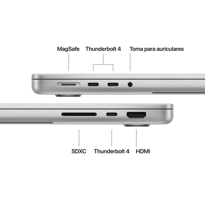 EAN 0195950491050 - Apple MacBook Pro Apple M M5 Portátil 36,1 cm (14.2") 16 GB 1 TB SSD Wi-Fi 6E (802.11ax) macOS Tahoe Plat imagen 7