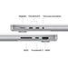 EAN 0195950491050 - Apple MacBook Pro Apple M M5 Portátil 36,1 cm (14.2") 16 GB 1 TB SSD Wi-Fi 6E (802.11ax) macOS Tahoe Plat imagen 7