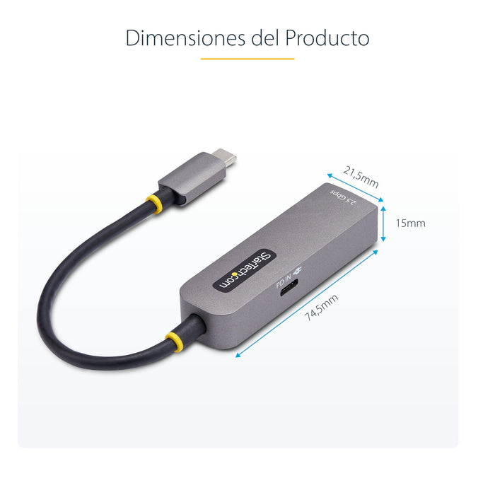 EAN 0065030904742 - StarTech.com 2GPD3-USB-C-ETHERNET adaptador y tarjeta de red 5000 Mbit/s imagen 12