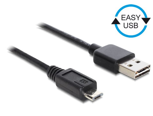 EAN 4043619851560 - DeLOCK 0.5m, USB2.0-A/USB2.0 Micro-B cable USB 0,5 m USB A Micro-USB B Negro imagen 1