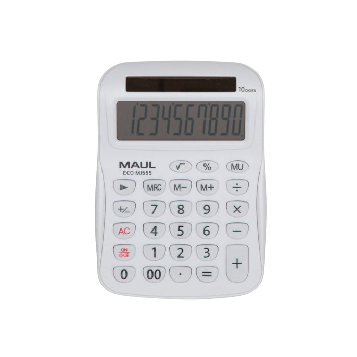 EAN 4002390092616 - MAUL ECO MJ555 calculadora Escritorio Calculadora básica Blanco imagen 1