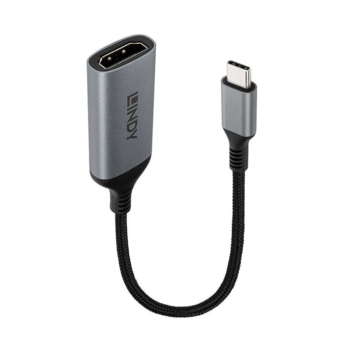 EAN 4002888434287 - Lindy 43428 adaptador de cable de vídeo 0,15 m USB Tipo C HDMI Gris imagen 1