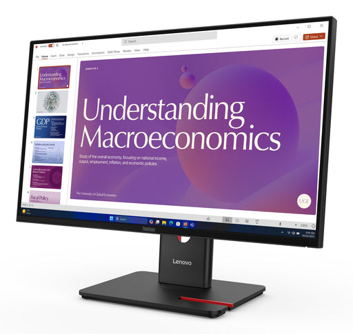 EAN 0198156725684 - Lenovo ThinkVision T24D-40 pantalla para PC 60,5 cm (23.8") 1920 x 1080 Pixeles Full HD LCD Negro imagen 2