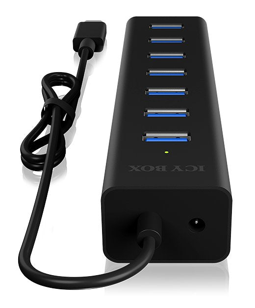 EAN 4250078165897 - ICY BOX IB-HUB1700-C3 USB 3.2 Gen 1 (3.1 Gen 1) Type-C 5000 Mbit/s Negro imagen 7