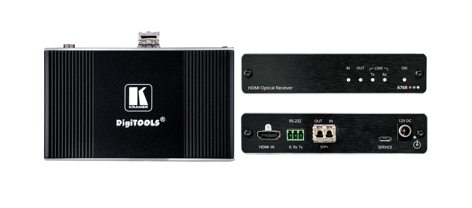 EAN 7291063091729 - Kramer Electronics 676R Receptor AV Negro imagen 2