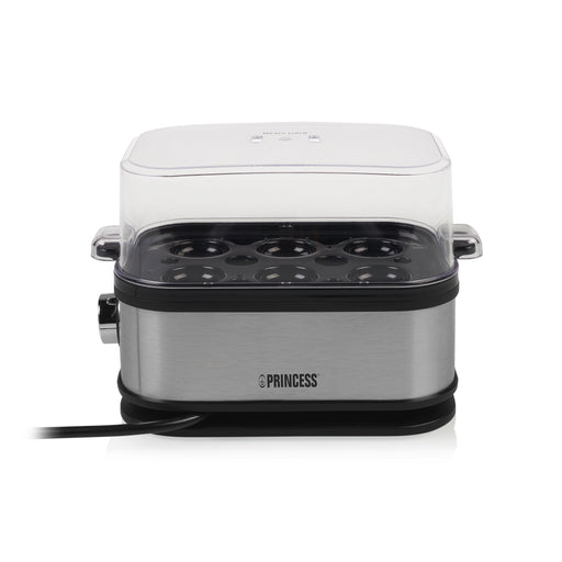 EAN 8712836962118 - Princess 01.262046.01.001 cuecehuevos 6 huevos 400 W Negro, Plata imagen 1