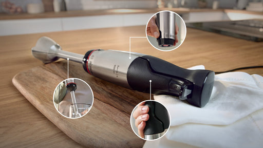EAN 4242005346462 - Bosch Serie 6 MSM6M622 licuadora 0,6 L Batidora de vaso 1000 W Negro, Acero inoxidable imagen 2