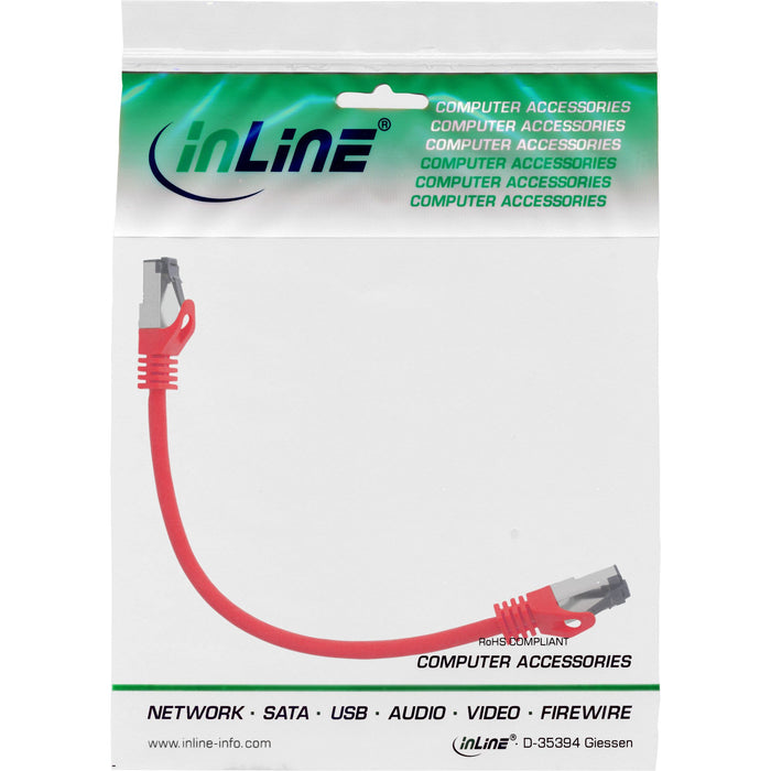 EAN 4043718294497 - InLine 78833R cable de red Rojo 0,3 m Cat8.1 S/FTP (S-STP) imagen 3