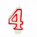 EAN 4002911193044 - Papstar 19304 vela Otro Rojo, Blanco imagen 1