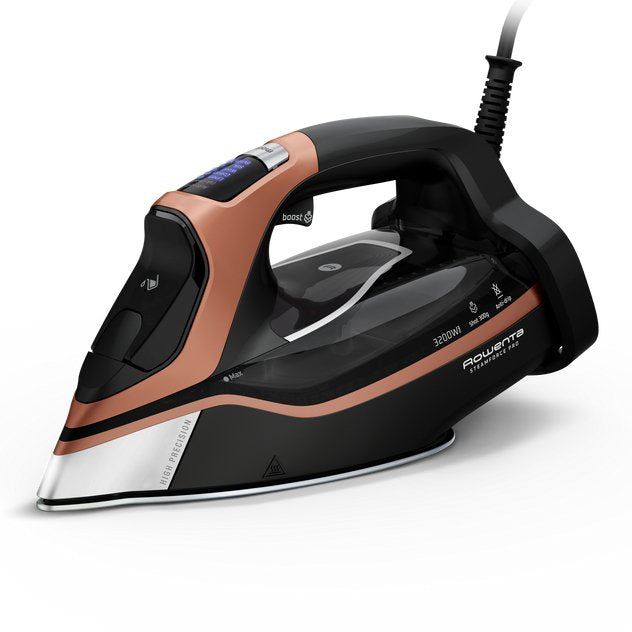 EAN 3121040092378 - Rowenta DW9520D1 plancha Plancha vapor-seco Suela Microsteam 400 HD Láser 3200 W Negro, Naranja imagen 1