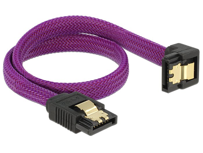 EAN 4043619836956 - DeLOCK 83695 cable de SATA 0,3 m Púrpura imagen 2