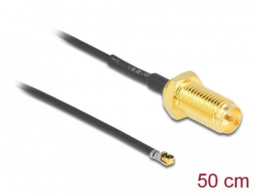 EAN 4043619126606 - DeLOCK 12660 cable coaxial 0,5 m Negro imagen 2