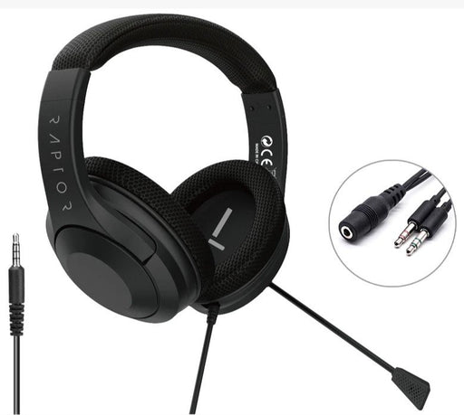 EAN 4251236201006 - Raptor Gaming RG-H300-B auricular y casco Auriculares Alámbrico Diadema Juego Negro imagen 2