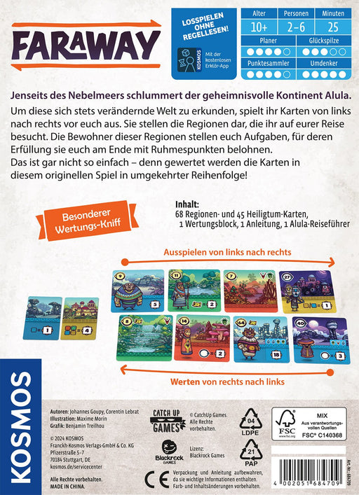 EAN 4002051684709 - Kosmos Faraway 25 min Juego De Cartas imagen 2