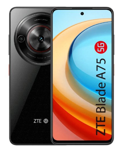 EAN 8033779075117 - TIM ZTE Blade A75 5G 16,8 cm (6.6") SIM doble Android 13 USB Tipo C 4 GB 128 GB 5000 mAh Negro imagen 1