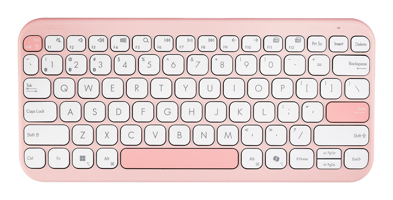 EAN 4711387823132 - ASUS Marshmallow Keyboard KW100 teclado Hogar Bluetooth QWERTY Rosa imagen 1