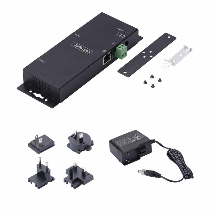 EAN 0065030905992 - StarTech.com I23-SERIAL-ETHERNET convertidor, repetidor y aislador en serie RS-232 RJ-45 Negro imagen 8