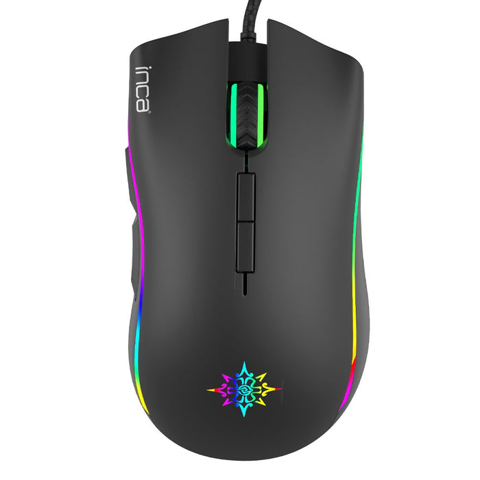 EAN 8681949010576 - Inca IMG-349 ratón Juego mano derecha USB Óptico 6400 DPI imagen 1