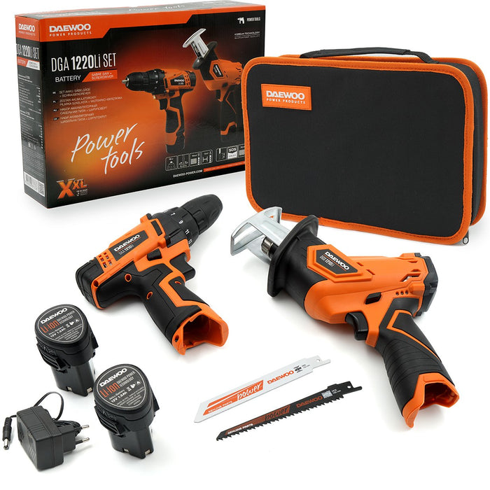 EAN 8800356877378 - Daewoo DGA 1220Li SET 1450 RPM Sin llave 1 kg Negro, Naranja imagen 1