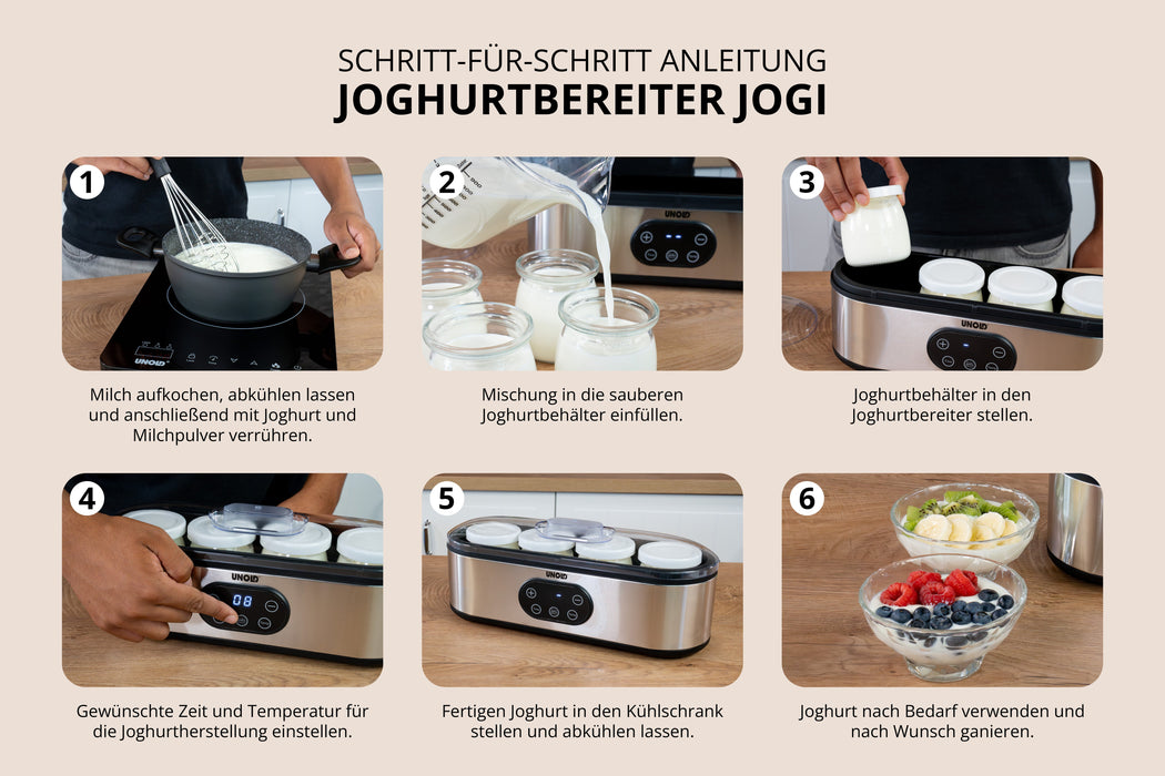 EAN 4011689387265 - Unold 38726 Joghurtbereiter JOGI 0,72 L Yogur 120 W imagen 3