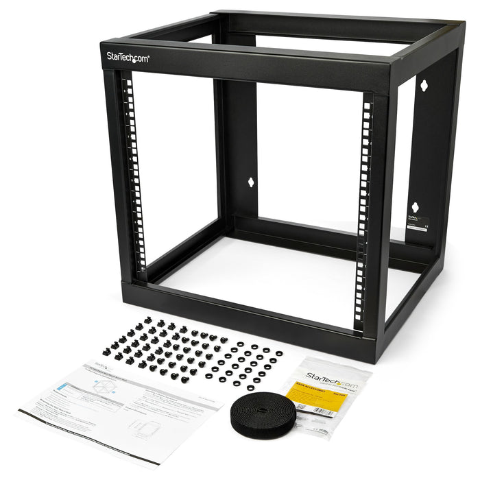 EAN 65030887526 - StarTech.com RK919WALLO armario rack Bastidor de pared Negro imagen 2