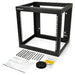 EAN 65030887526 - StarTech.com RK919WALLO armario rack Bastidor de pared Negro imagen 2