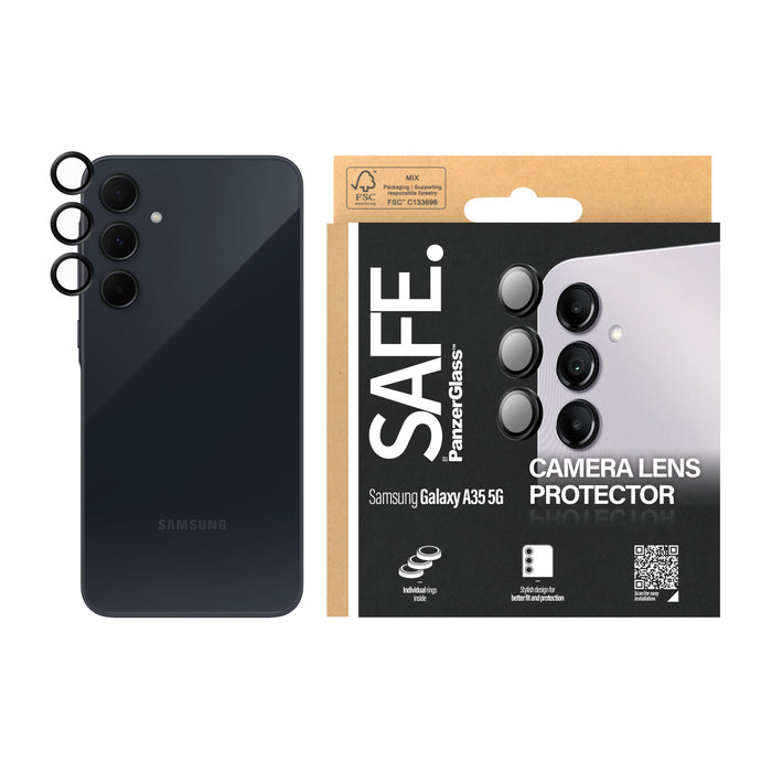 EAN 5711724956881 - PanzerGlass SAFE. by ® Camera Lens Protector Black Samsung Galaxy A35 5G Protector de pantalla 1 pieza(s) imagen 2